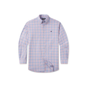 Odessa Performance Dress Shirt - Lilac/ Peach