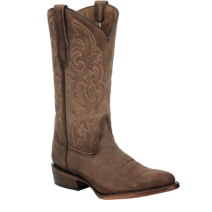 Circle G by Corral Men's Brown Embroidered Round Toe Western Boot L8105
