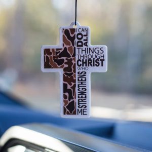 Wooden Cross - air freshener