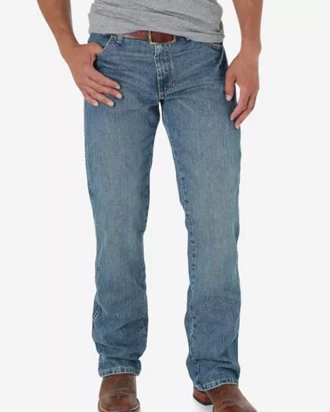 Wrangler Retro Premium Slim Fit Bootcut Jean - Worn - Image 2