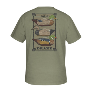 Vintage Decoy Stack Tee - Sage Light Heather
