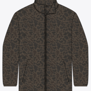 Longfellow Fleece Jacket - Retro Camo - Stone Brown