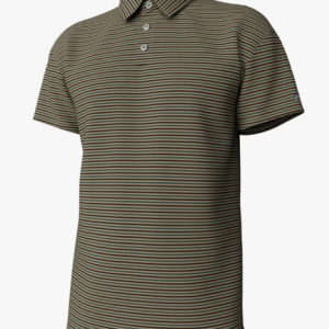 Humphrey Performance Stripe Polo - Gunstock