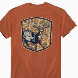 White Tail Camo Tee - Terracotta
