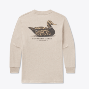 LS Youth Vintage Duck Decoy Camo Tee