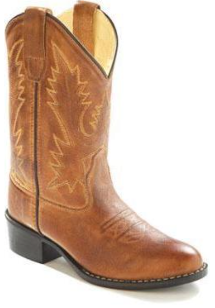 Old West Tan Toddler Boots