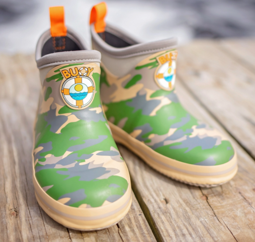 Kids Camo Buoy Boots