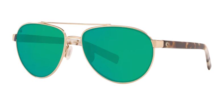 Fernandina Brushed Gold Green Mirror 580G
