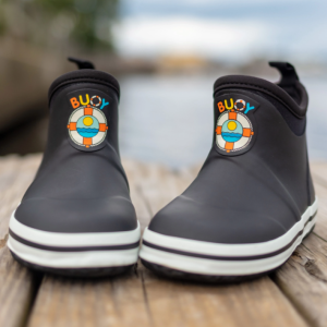 Kids Black Buoy Boots