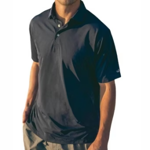 Santa Clara Performance Polo Black