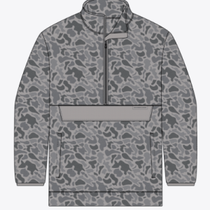 Wadsworth Fleece - Retro Camo - Light Grey