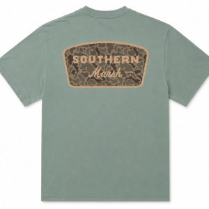Branding Retro Camo Tee - Galicia Green