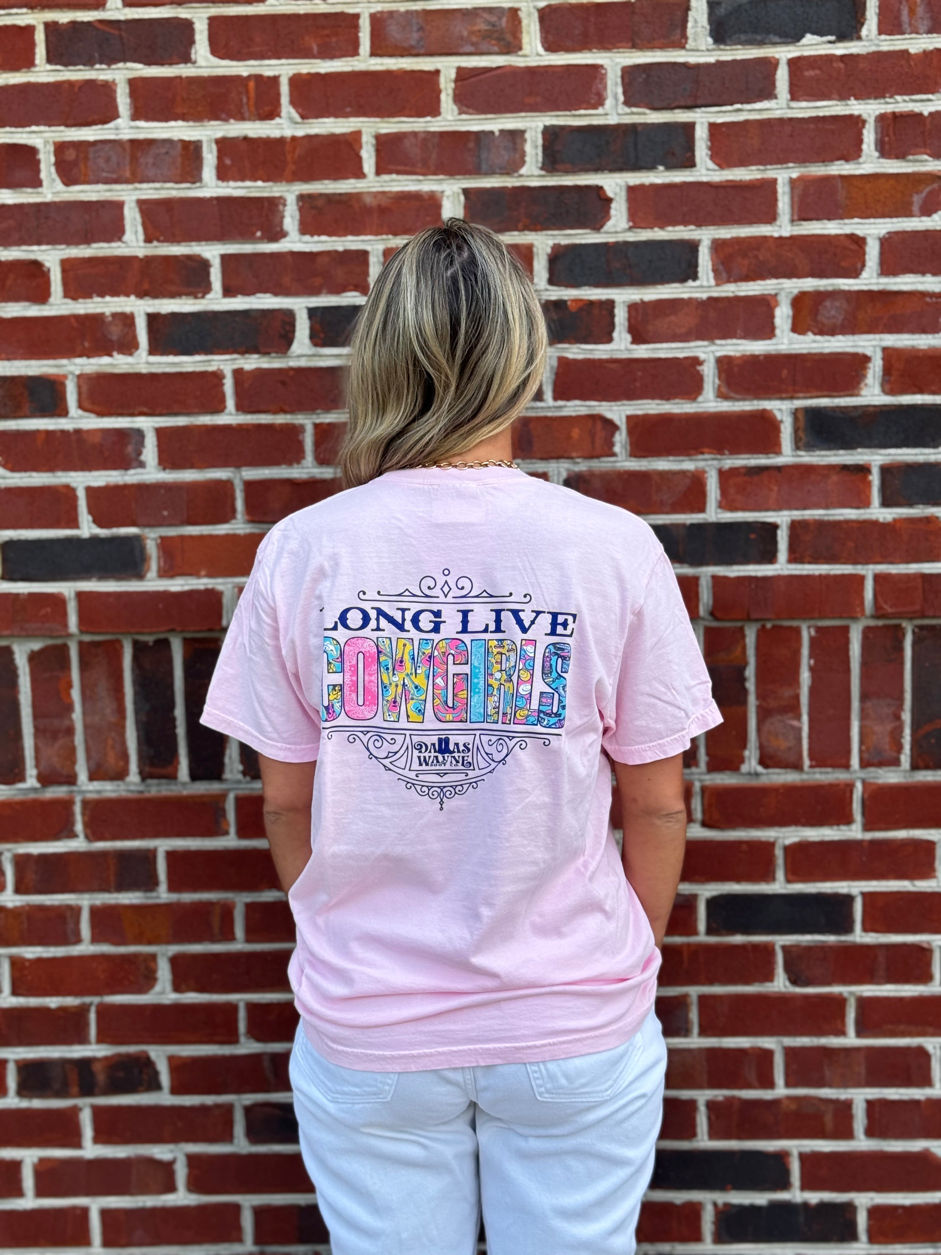 Long Live Cowgirls Tee - Blossom