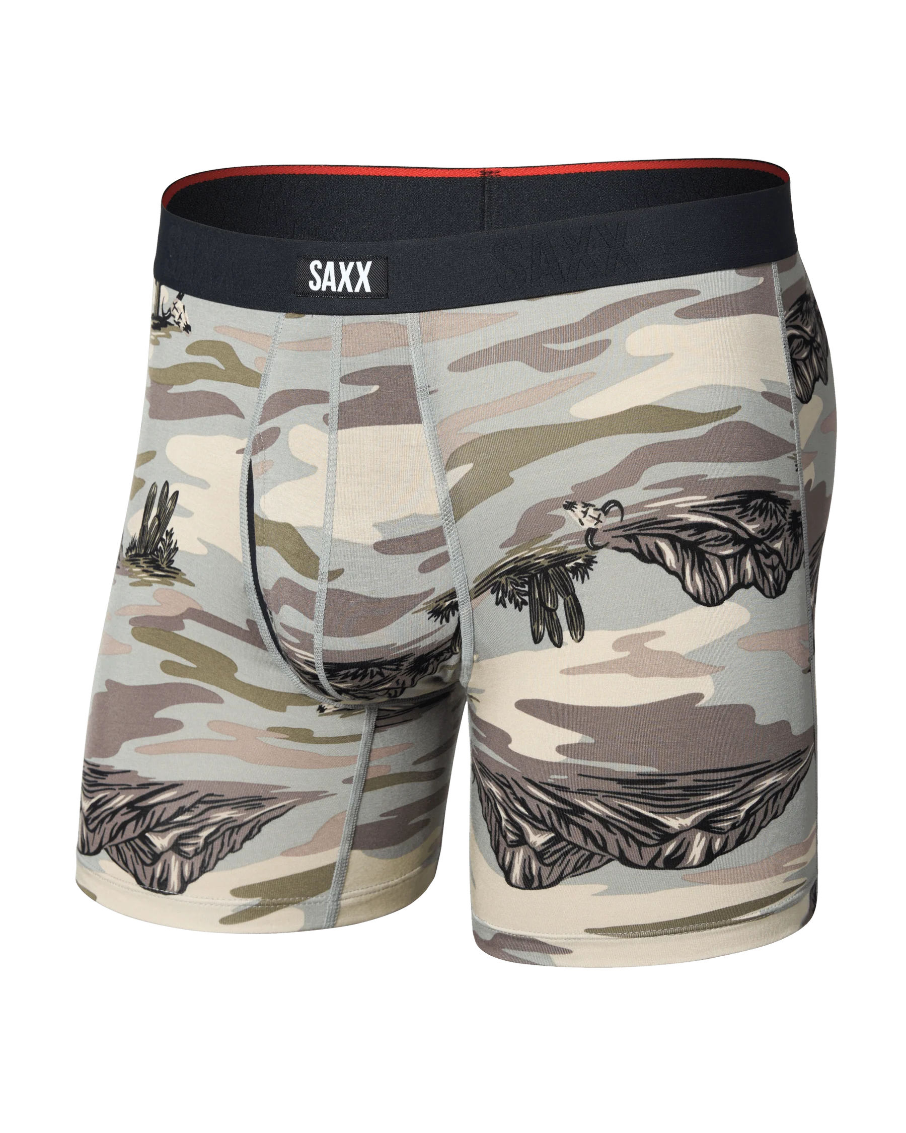 Vibe Xtra Soft Comfort Everyday Boxer Brief 6" - Scenic Desert