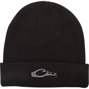 LST Rib-Knit Stocking Cap - Black