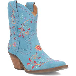 Sugar Bug Leather Bootie - Blue