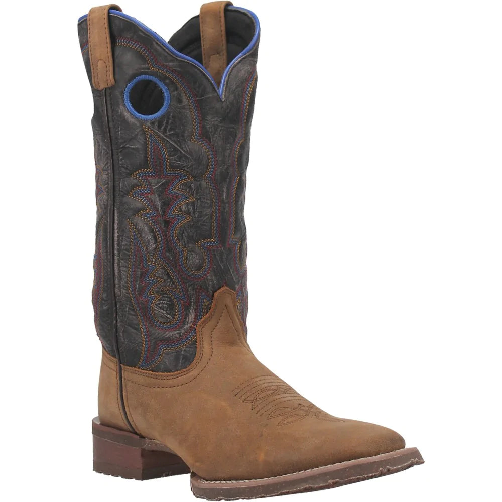 Isaac Western Boot - Tan/Charcoal
