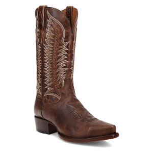 Rip Leather Boot - Chocolate