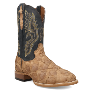 Raymund Pirarucu Boot - Tan/Blue