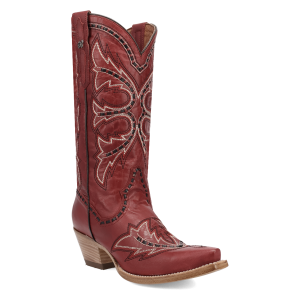 Mesa Leather Boot - Red/Red