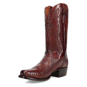 Dan Post Ringold Antique Tan Lizard Boot