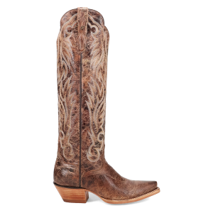Rustic Ridge Embroidered Bison Snip Toe Western Boot