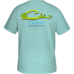 Mahi Scales Tee - Aqua Sky