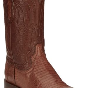 Tony Lama Kirtland Lizard Boot - Cognac