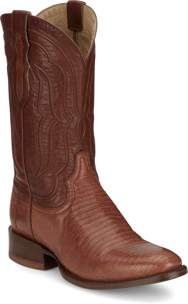 Tony Lama Kirtland Lizard Boot - Cognac