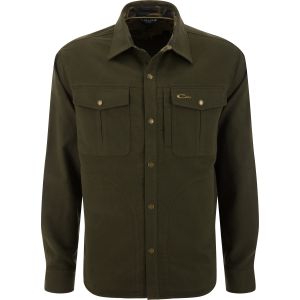 Delta Moleskin Shirt Jacket - Forest Night