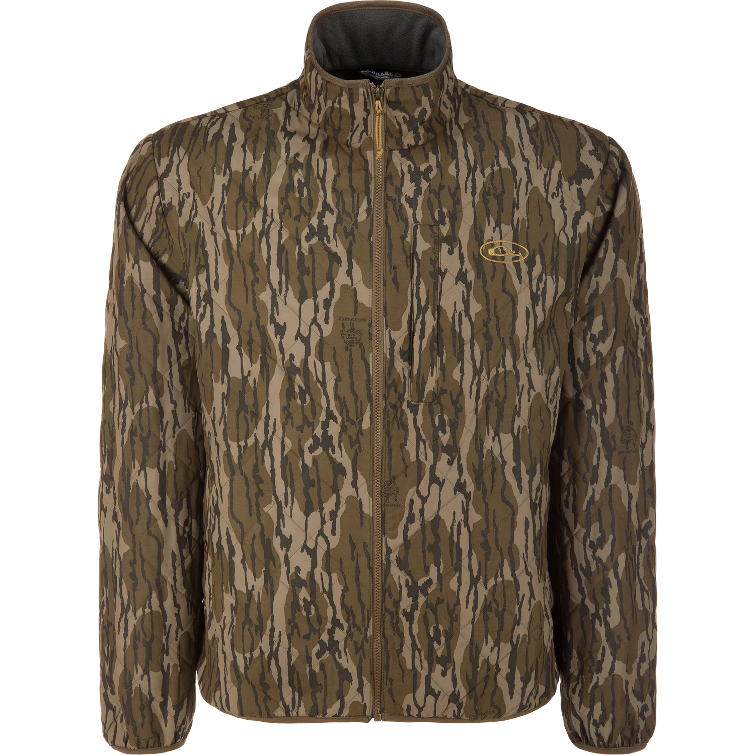 Delta Fleece-Lined Quilted Jacket - Mossy Oak Bottomland