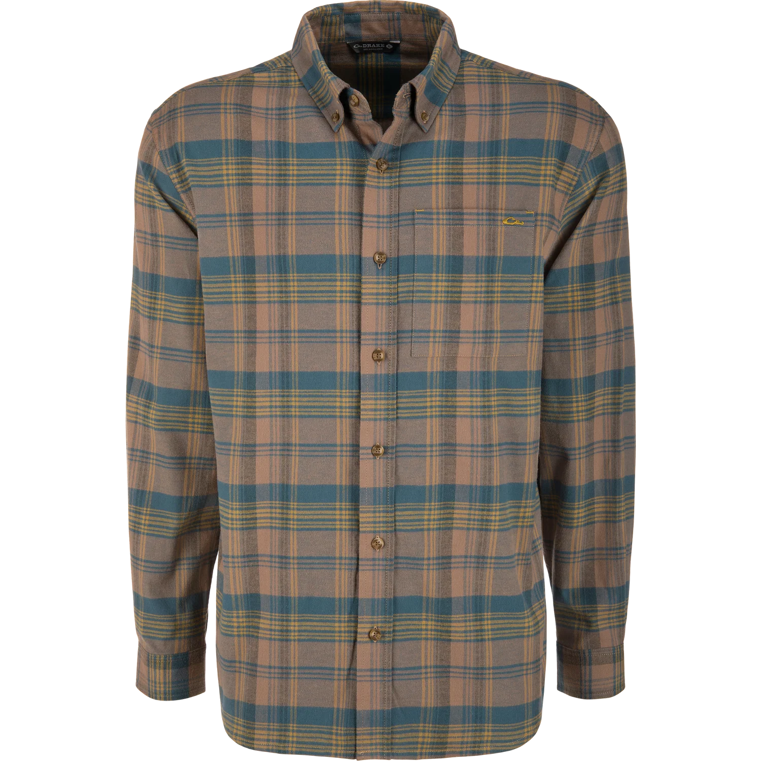 Autumn Flannel Shirt - Blue Wing Plaid