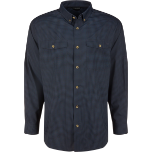 Frat Gingham Check Button Down - Navy Gingham