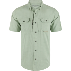 Wingshooter Trey Cross Hatch Short Sleeve Shirt- Desert Sage