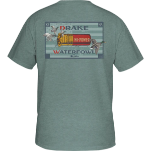 Hi Power Shell Tee - Blue Surf