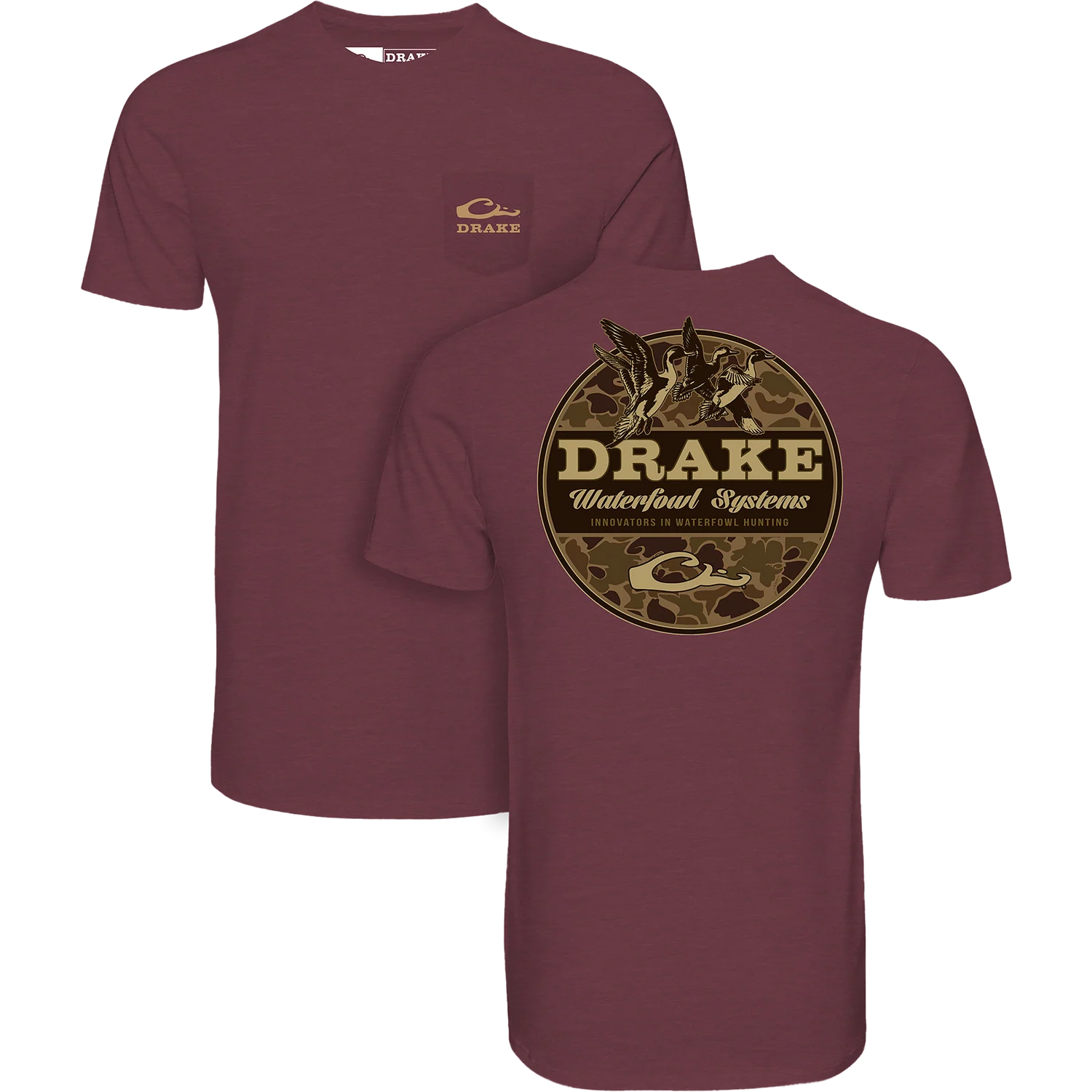 Old School Circle Tee - Tawny Port