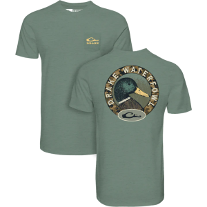 Mallard Circle T-Shirt - Dark Ivy Light Heather
