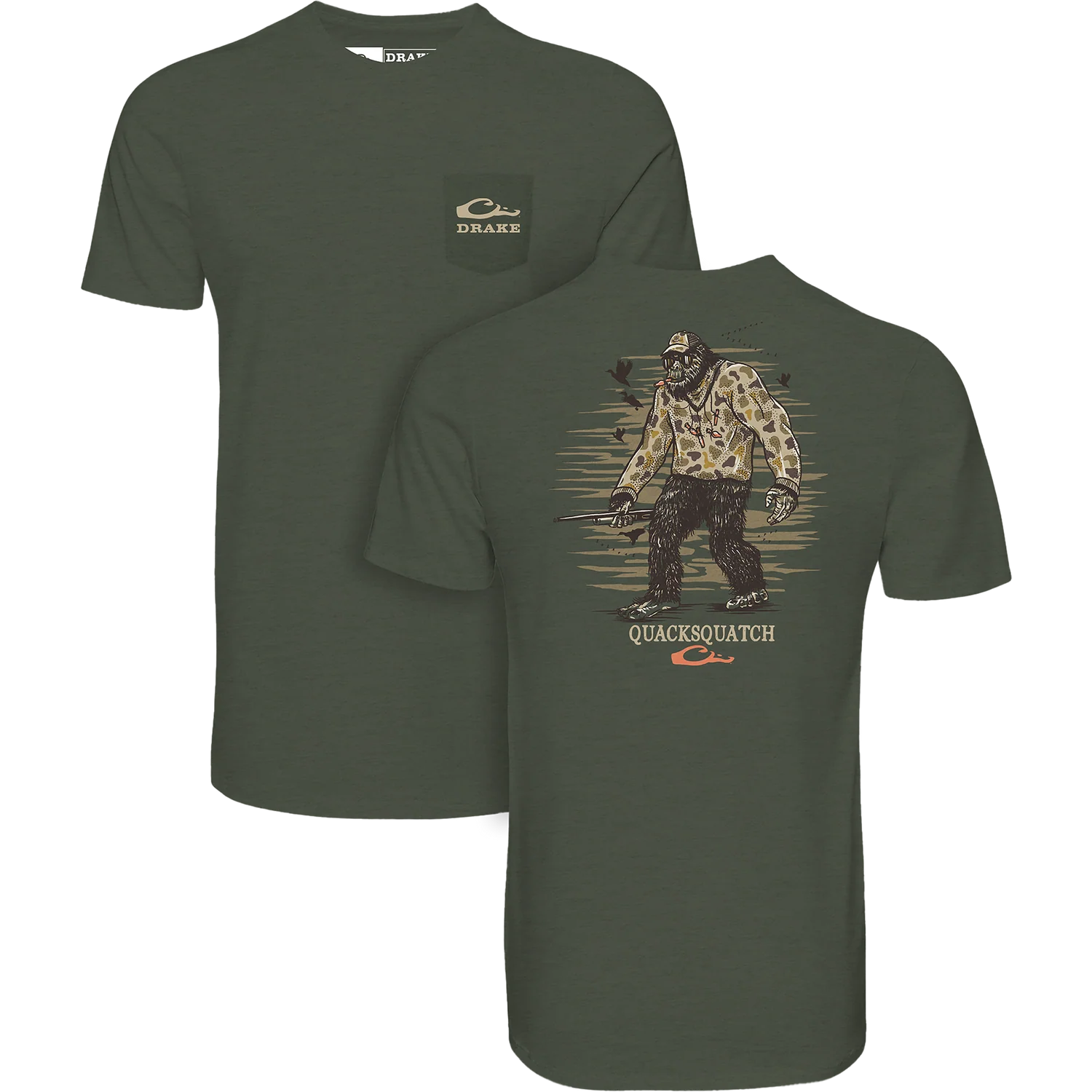 Youth Quacksquatch T-Shirt - Kalamata Light Heather
