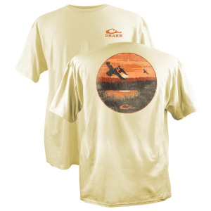 Marsh Scenic Cotton T-Shirt - Pastel Yellow