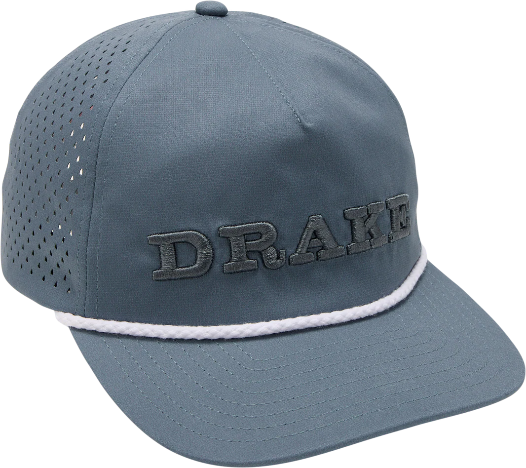 Perforated Flatbill Roper Cap - Stormy Weather