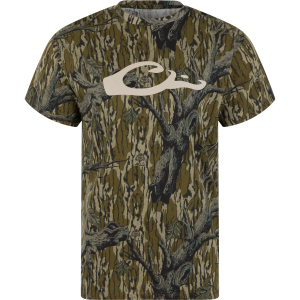 Drake Camo Graphic Logo T-Shirt - Mossy Oak Original Treestand