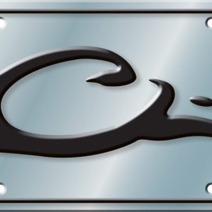 Drake® Head License Plate Silver