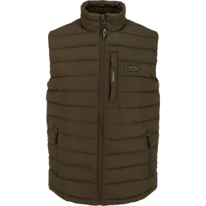 LST Double Down Layering Vest - Green Timber