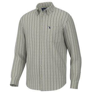 Youth Stamps Dress Shirt - Light Beige/Olive/Green