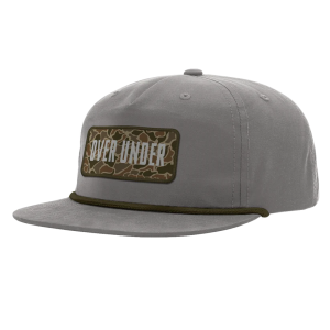 Duck Camo Badge Rope Hat - Light Charcoal