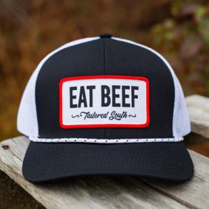 Eat Beef Trucker - Black/White