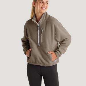 Women's Ashridge Fleece Half Zip - Fossil