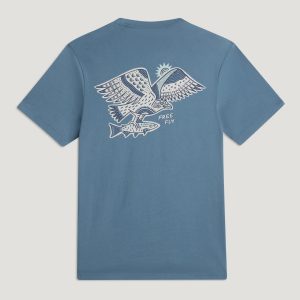 Osprey Catch  Tee - Pacific Blue