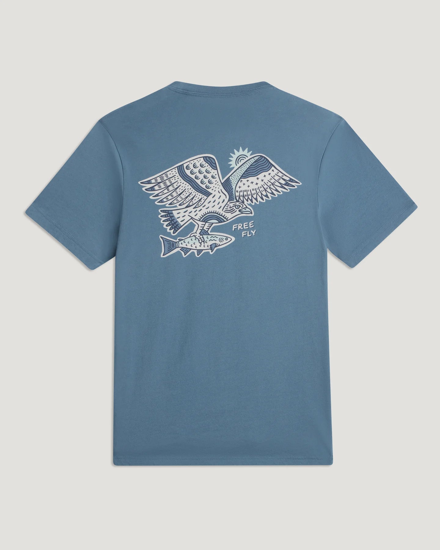 Osprey Catch  Tee - Pacific Blue