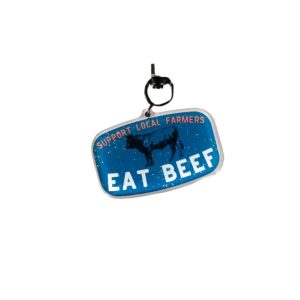 Eat Beef Keychain